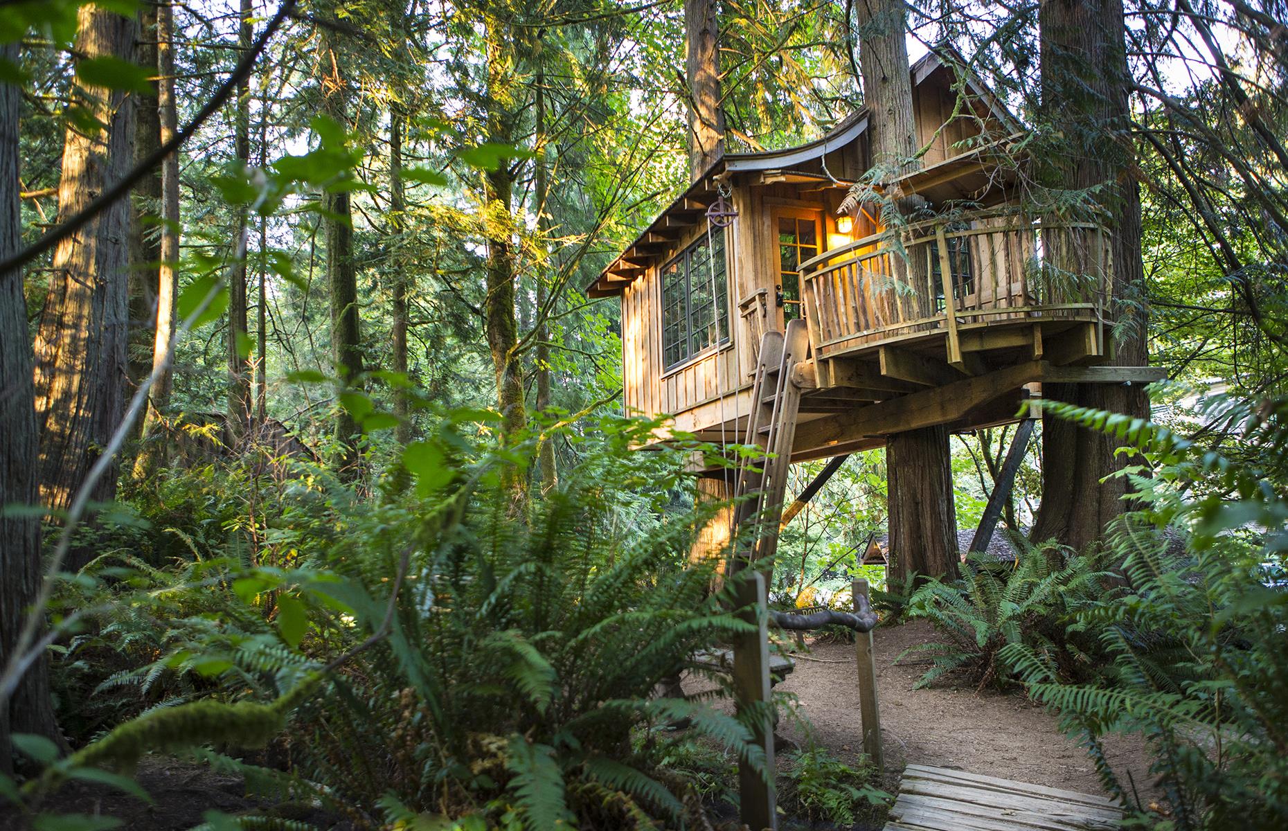 Treehouse Point, Washington state, USA